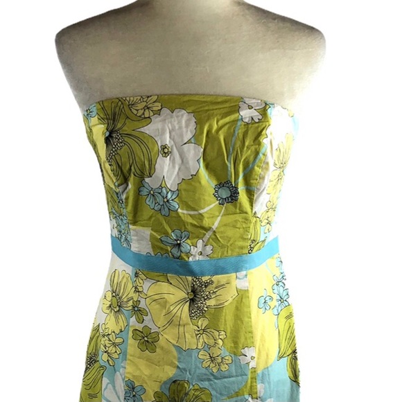 DBY Ltd. Floral Strapless Dress - Picture 2 of 9